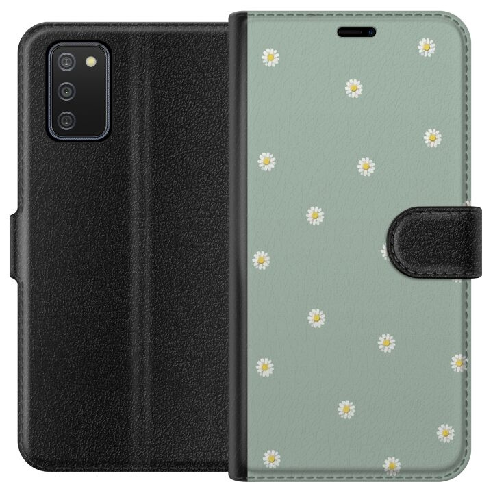 Wallet case for Samsung Galaxy A02s with Priest\'s collars design in the group SMARTPHONE & TABLETS / Phone cases / Samsung at TP E-commerce Nordic AB (A58152)