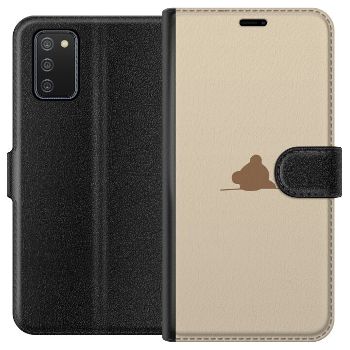 Wallet case for Samsung Galaxy A02s with Nalle design in the group SMARTPHONE & TABLETS / Phone cases / Samsung at TP E-commerce Nordic AB (A58168)