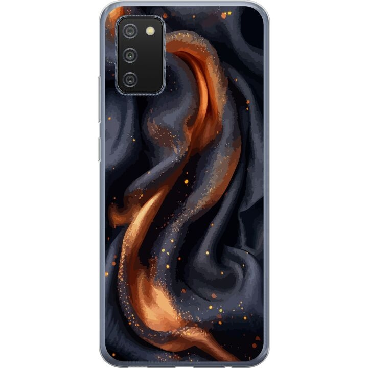 Mobile case for Samsung Galaxy A02s with Fiery silk design in the group SMARTPHONE & TABLETS / Phone cases / Samsung at TP E-commerce Nordic AB (A58176)