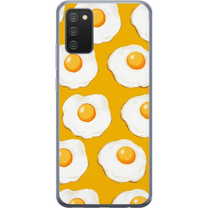 Mobile case for Samsung Galaxy A02s with Fried egg design in the group SMARTPHONE & TABLETS / Phone cases / Samsung at TP E-commerce Nordic AB (A58177)