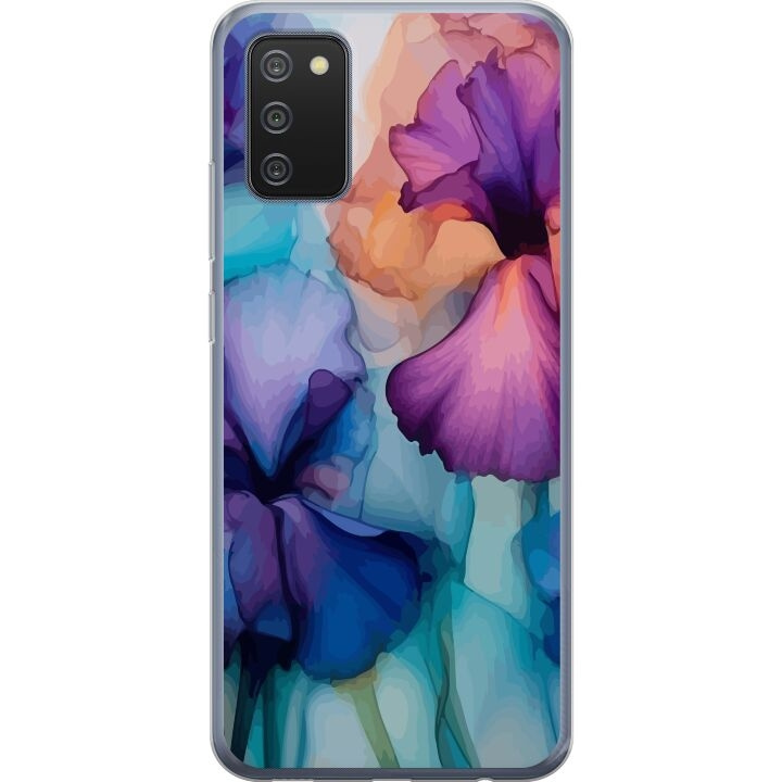 Mobile case for Samsung Galaxy A02s with Magical flowers design in the group SMARTPHONE & TABLETS / Phone cases / Samsung at TP E-commerce Nordic AB (A58178)