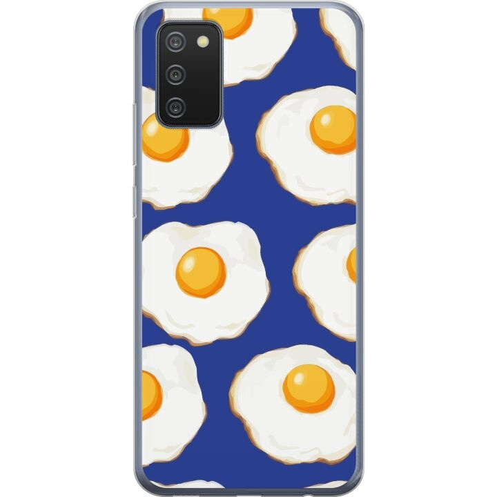 Mobile case for Samsung Galaxy A02s with Fried eggs design in the group SMARTPHONE & TABLETS / Phone cases / Samsung at TP E-commerce Nordic AB (A58181)