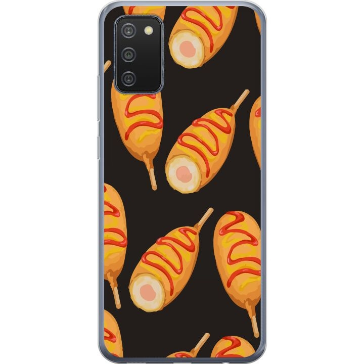 Mobile case for Samsung Galaxy A02s with Chicken drumstick design in the group SMARTPHONE & TABLETS / Phone cases / Samsung at TP E-commerce Nordic AB (A58184)