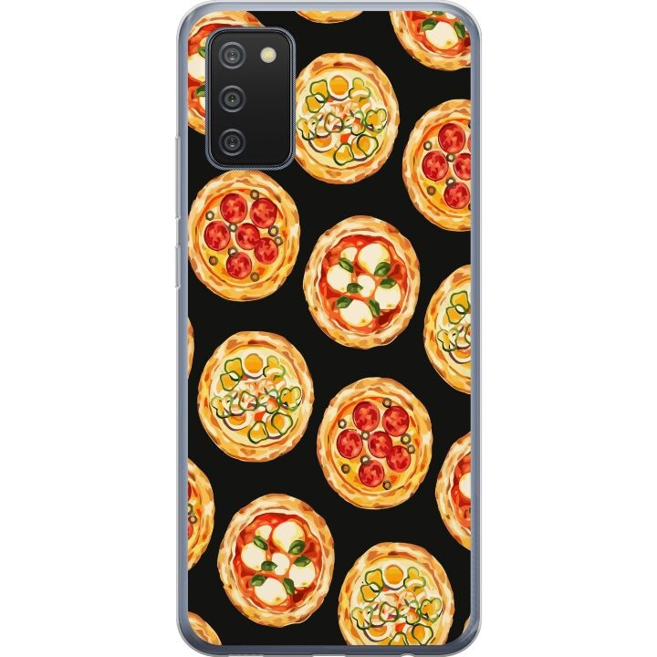 Mobile case for Samsung Galaxy A02s with Pizza design in the group SMARTPHONE & TABLETS / Phone cases / Samsung at TP E-commerce Nordic AB (A58188)