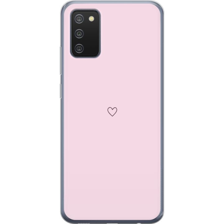 Mobile case for Samsung Galaxy A02s with Heart design in the group SMARTPHONE & TABLETS / Phone cases / Samsung at TP E-commerce Nordic AB (A58194)