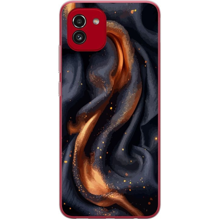 Mobile case for Samsung Galaxy A03 with Fiery silk design in the group SMARTPHONE & TABLETS / Phone cases / Samsung at TP E-commerce Nordic AB (A58230)