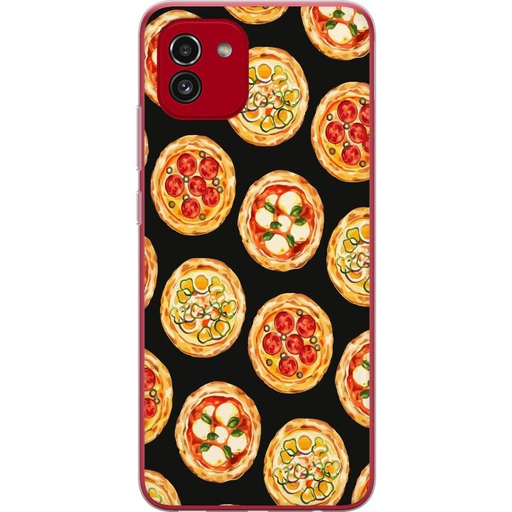 Mobile case for Samsung Galaxy A03 with Pizza design in the group SMARTPHONE & TABLETS / Phone cases / Samsung at TP E-commerce Nordic AB (A58242)