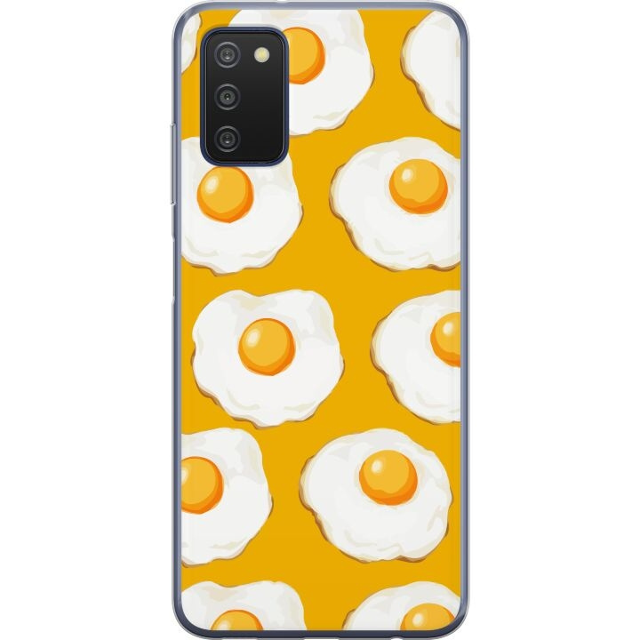 Mobile case for Samsung Galaxy A03s with Fried egg design in the group SMARTPHONE & TABLETS / Phone cases / Samsung at TP E-commerce Nordic AB (A58285)