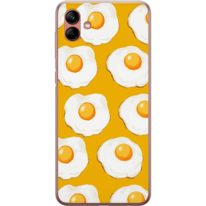 Mobile case for Samsung Galaxy A04 with Fried egg design in the group SMARTPHONE & TABLETS / Phone cases / Samsung at TP E-commerce Nordic AB (A58312)