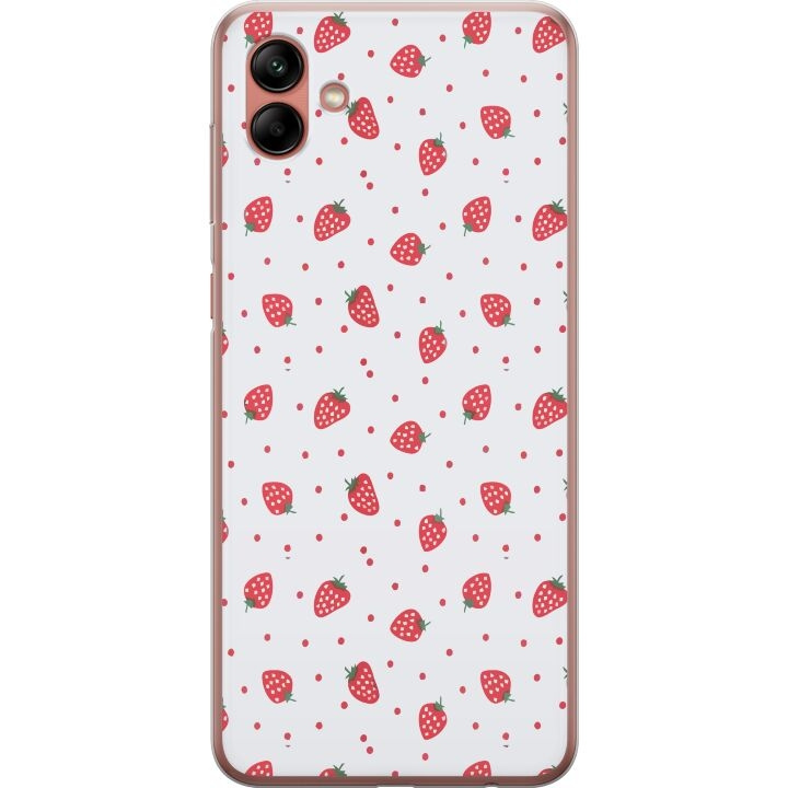 Mobile case for Samsung Galaxy A04 with Strawberries design in the group SMARTPHONE & TABLETS / Phone cases / Samsung at TP E-commerce Nordic AB (A58327)