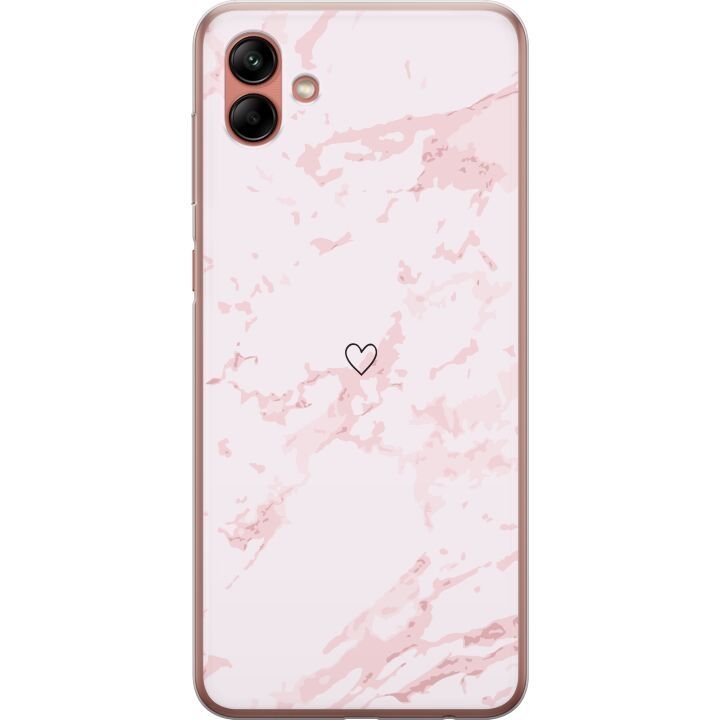 Mobile case for Samsung Galaxy A04 with Pink Heart design in the group SMARTPHONE & TABLETS / Phone cases / Samsung at TP E-commerce Nordic AB (A58333)