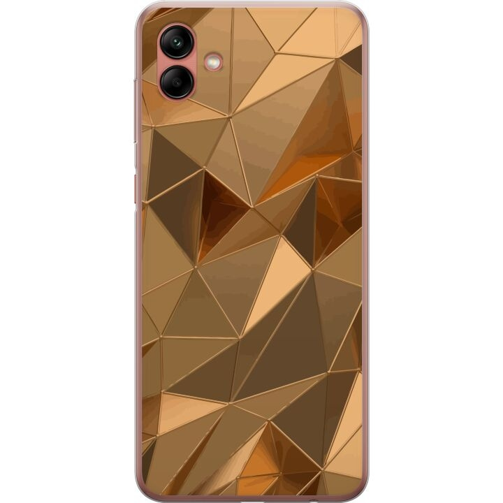 Mobile case for Samsung Galaxy A04 with 3D Gold design in the group SMARTPHONE & TABLETS / Phone cases / Samsung at TP E-commerce Nordic AB (A58334)