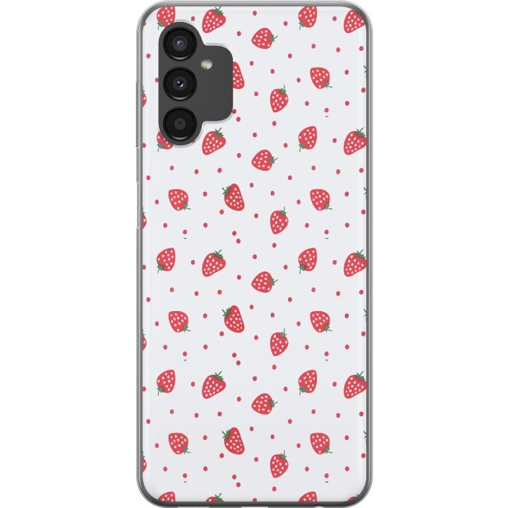 Mobile case for Samsung Galaxy A04s with Strawberries design in the group SMARTPHONE & TABLETS / Phone cases / Samsung at TP E-commerce Nordic AB (A58354)