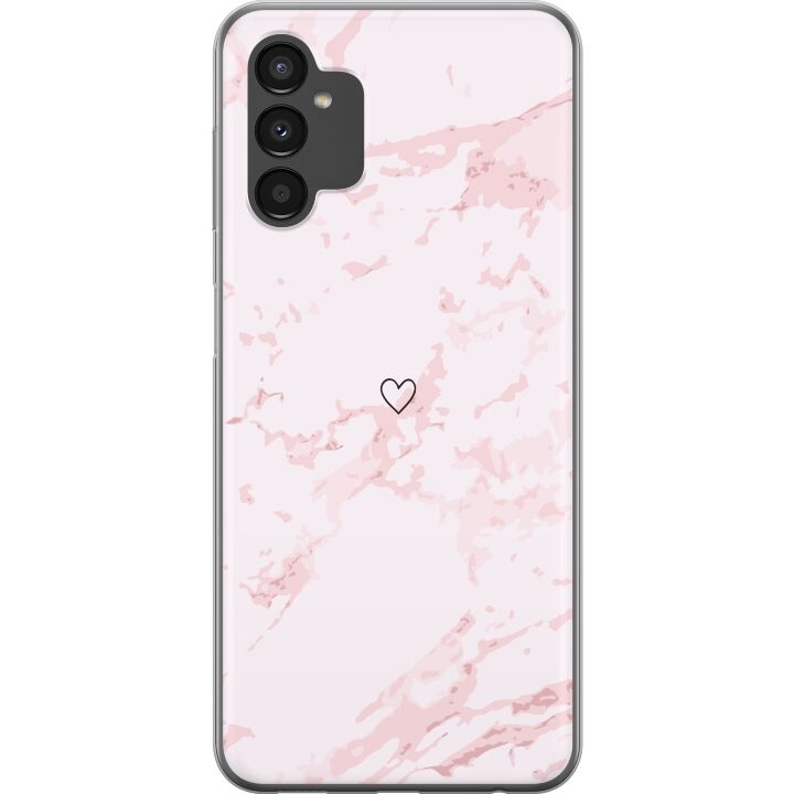 Mobile case for Samsung Galaxy A04s with Pink Heart design in the group SMARTPHONE & TABLETS / Phone cases / Samsung at TP E-commerce Nordic AB (A58360)