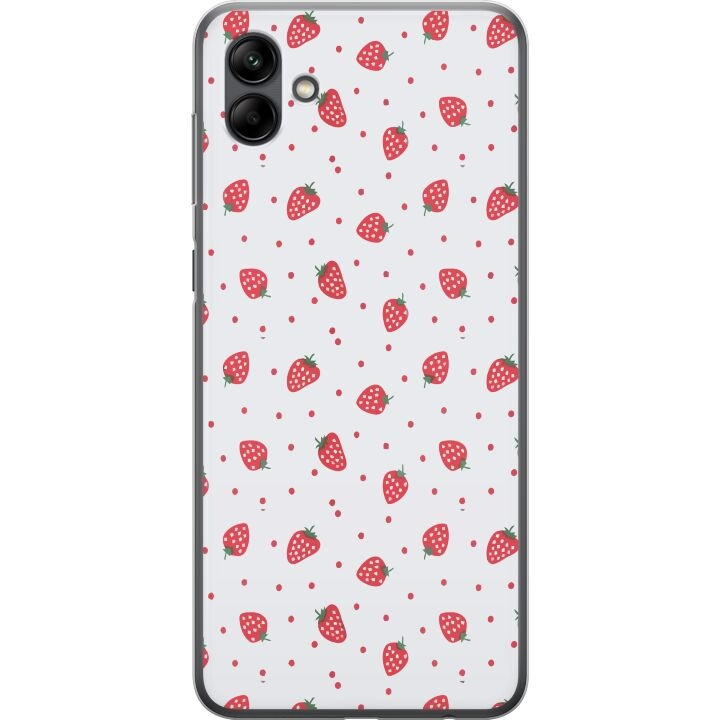 Mobile case for Samsung Galaxy A05 with Strawberries design in the group SMARTPHONE & TABLETS / Phone cases / Samsung at TP E-commerce Nordic AB (A58408)