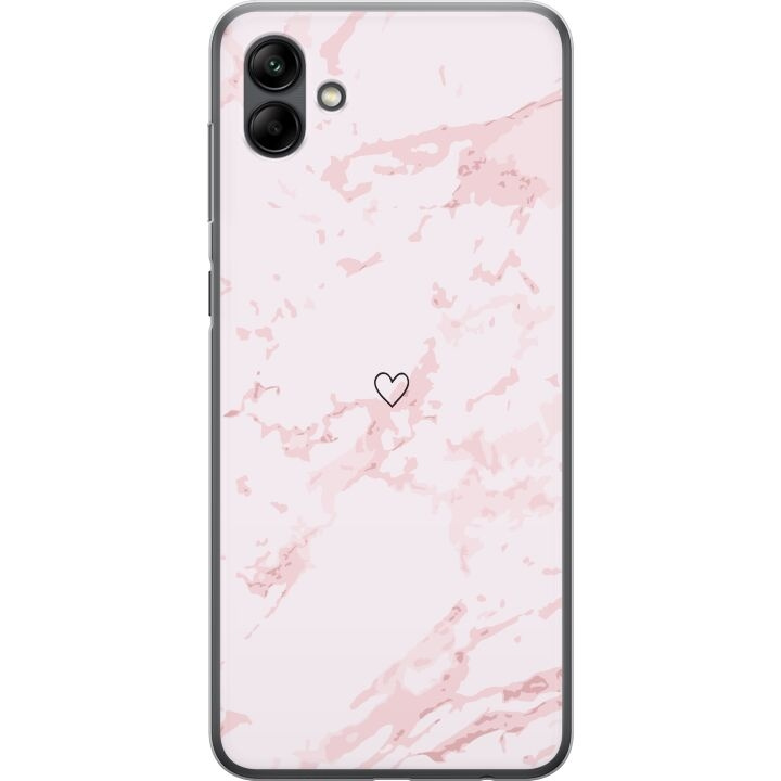 Mobile case for Samsung Galaxy A05 with Pink Heart design in the group SMARTPHONE & TABLETS / Phone cases / Samsung at TP E-commerce Nordic AB (A58414)