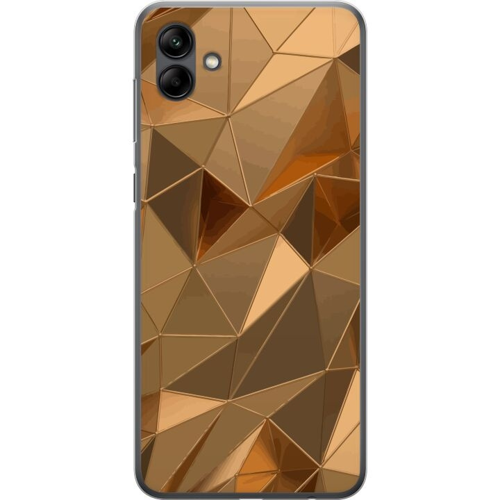 Mobile case for Samsung Galaxy A05 with 3D Gold design in the group SMARTPHONE & TABLETS / Phone cases / Samsung at TP E-commerce Nordic AB (A58415)