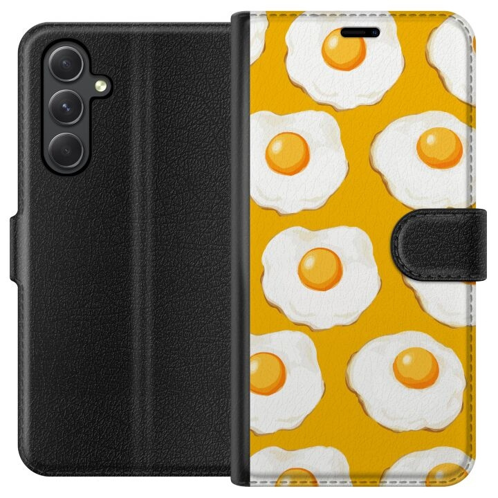 Wallet case for Samsung Galaxy A05s with Fried egg design in the group SMARTPHONE & TABLETS / Phone cases / Samsung at TP E-commerce Nordic AB (A58420)