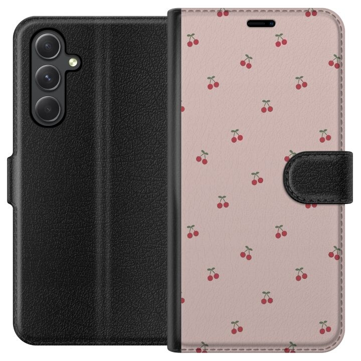 Wallet case for Samsung Galaxy A05s with Cherry design in the group SMARTPHONE & TABLETS / Phone cases / Samsung at TP E-commerce Nordic AB (A58425)