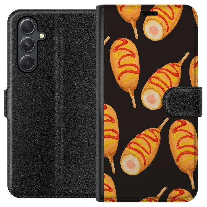 Wallet case for Samsung Galaxy A05s with Chicken drumstick design in the group SMARTPHONE & TABLETS / Phone cases / Samsung at TP E-commerce Nordic AB (A58427)