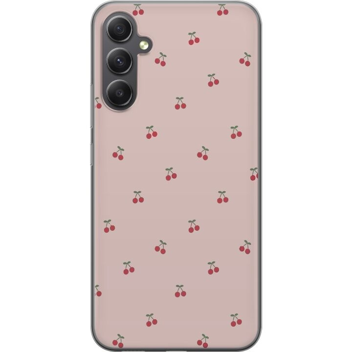 Mobile case for Samsung Galaxy A05s with Cherry design in the group SMARTPHONE & TABLETS / Phone cases / Samsung at TP E-commerce Nordic AB (A58452)