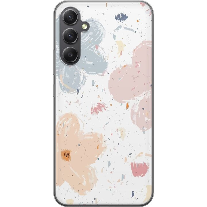 Mobile case for Samsung Galaxy A05s with Flowers design in the group SMARTPHONE & TABLETS / Phone cases / Samsung at TP E-commerce Nordic AB (A58457)