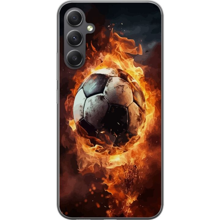 Mobile case for Samsung Galaxy A05s with Football design in the group SMARTPHONE & TABLETS / Phone cases / Samsung at TP E-commerce Nordic AB (A58466)