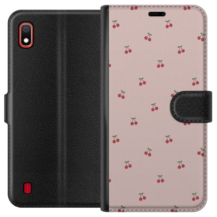 Wallet case for Samsung Galaxy A10 with Cherry design in the group SMARTPHONE & TABLETS / Phone cases / Samsung at TP E-commerce Nordic AB (A58479)