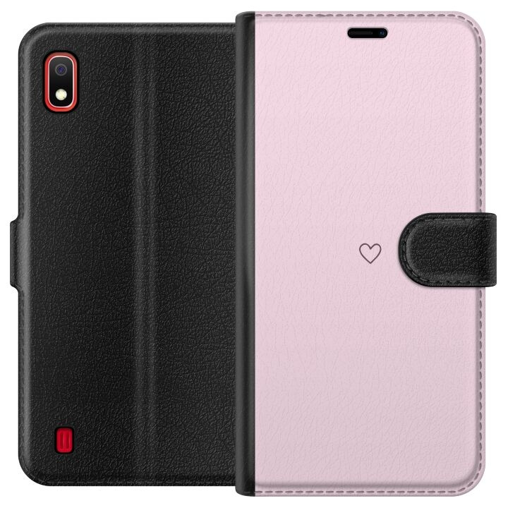 Wallet case for Samsung Galaxy A10 with Heart design in the group SMARTPHONE & TABLETS / Phone cases / Samsung at TP E-commerce Nordic AB (A58491)