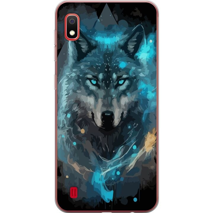 Mobile case for Samsung Galaxy A10 with Wolf design in the group SMARTPHONE & TABLETS / Phone cases / Samsung at TP E-commerce Nordic AB (A58504)