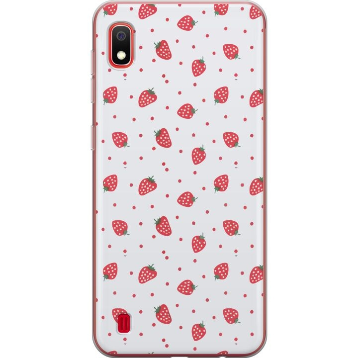 Mobile case for Samsung Galaxy A10 with Strawberries design in the group SMARTPHONE & TABLETS / Phone cases / Samsung at TP E-commerce Nordic AB (A58516)