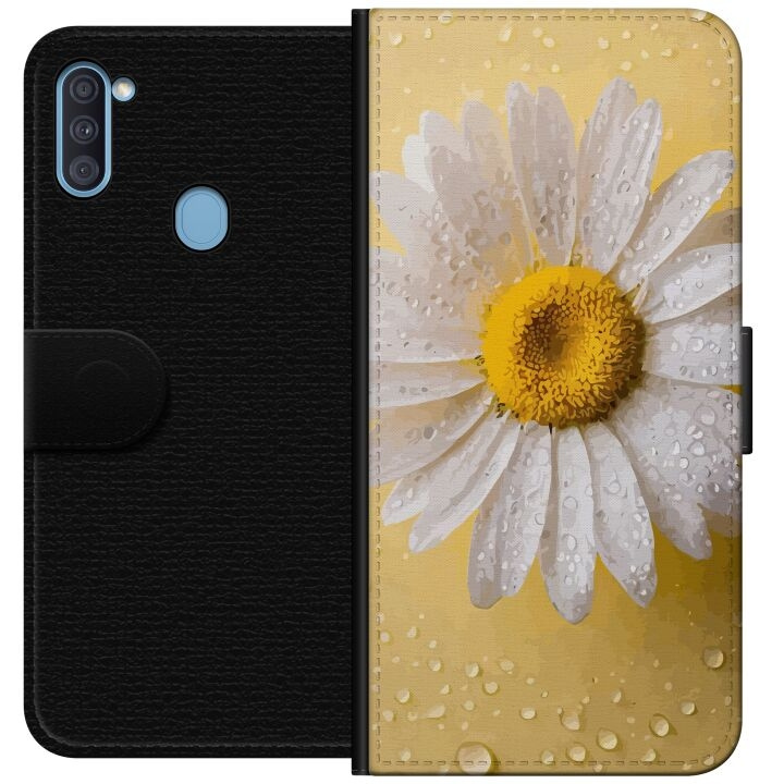 Wallet case for Samsung Galaxy A11 with Porslinsblomma design in the group SMARTPHONE & TABLETS / Phone cases / Samsung at TP E-commerce Nordic AB (A58526)