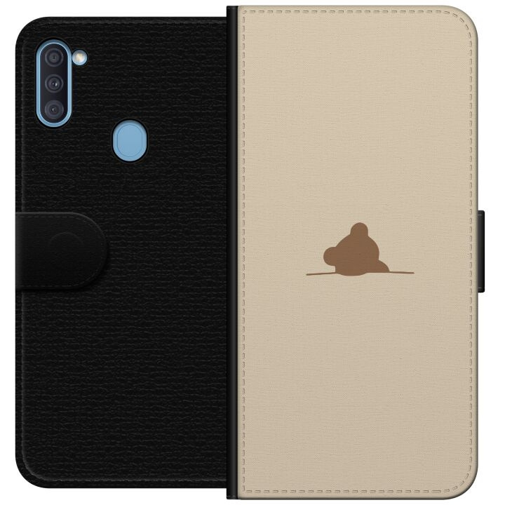 Wallet case for Samsung Galaxy A11 with Nalle design in the group SMARTPHONE & TABLETS / Phone cases / Samsung at TP E-commerce Nordic AB (A58546)