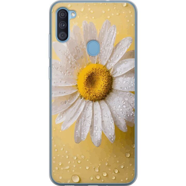 Mobile case for Samsung Galaxy A11 with Porslinsblomma design in the group SMARTPHONE & TABLETS / Phone cases / Samsung at TP E-commerce Nordic AB (A58553)