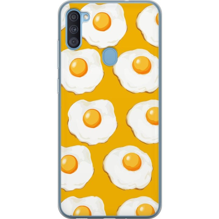 Mobile case for Samsung Galaxy A11 with Fried egg design in the group SMARTPHONE & TABLETS / Phone cases / Samsung at TP E-commerce Nordic AB (A58555)