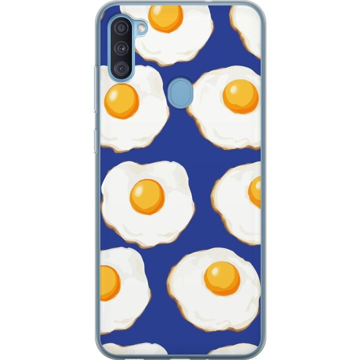 Mobile case for Samsung Galaxy A11 with Fried eggs design in the group SMARTPHONE & TABLETS / Phone cases / Samsung at TP E-commerce Nordic AB (A58559)