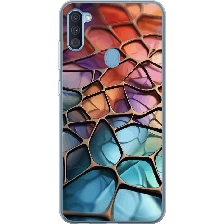 Mobile case for Samsung Galaxy A11 with Metallic pattern design in the group SMARTPHONE & TABLETS / Phone cases / Samsung at TP E-commerce Nordic AB (A58563)