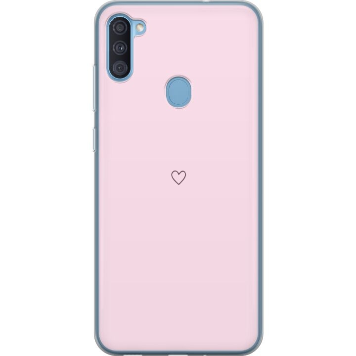 Mobile case for Samsung Galaxy A11 with Heart design in the group SMARTPHONE & TABLETS / Phone cases / Samsung at TP E-commerce Nordic AB (A58572)