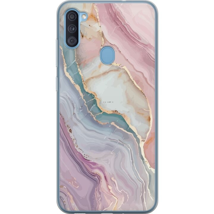 Mobile case for Samsung Galaxy A11 with Marble design in the group SMARTPHONE & TABLETS / Phone cases / Samsung at TP E-commerce Nordic AB (A58575)