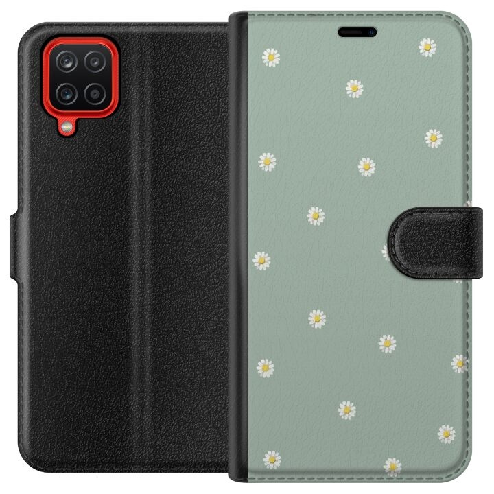 Wallet case for Samsung Galaxy A12 with Priest\'s collars design in the group SMARTPHONE & TABLETS / Phone cases / Samsung at TP E-commerce Nordic AB (A58584)