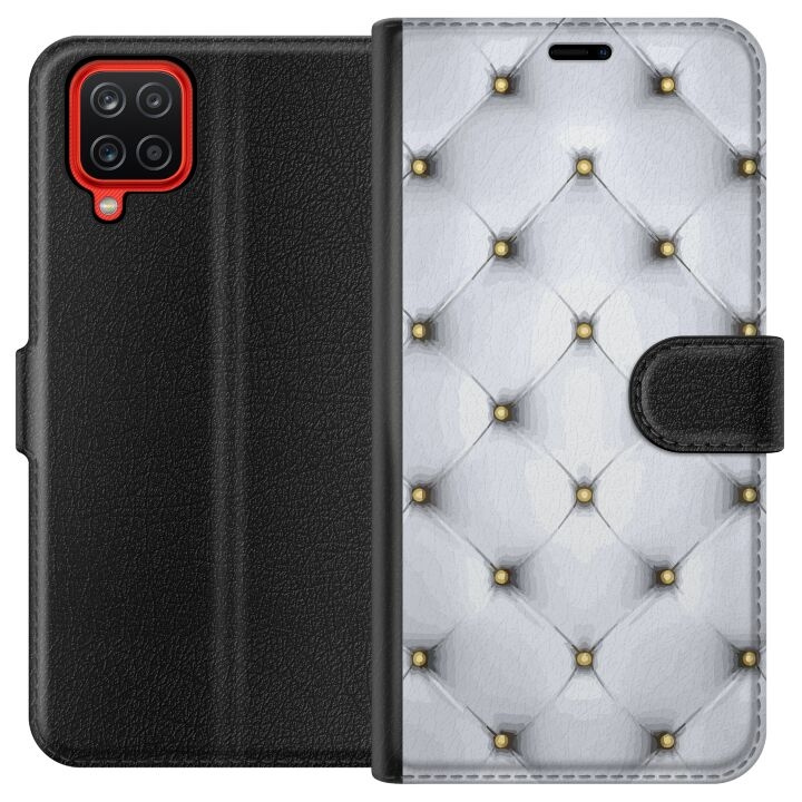 Wallet case for Samsung Galaxy A12 with Luxurious design in the group SMARTPHONE & TABLETS / Phone cases / Samsung at TP E-commerce Nordic AB (A58594)