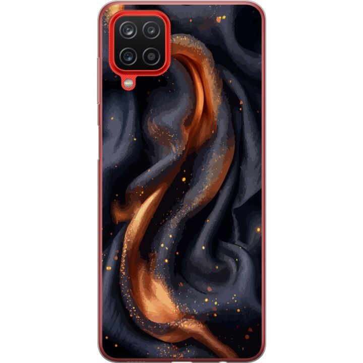 Mobile case for Samsung Galaxy A12 with Fiery silk design in the group SMARTPHONE & TABLETS / Phone cases / Samsung at TP E-commerce Nordic AB (A58608)