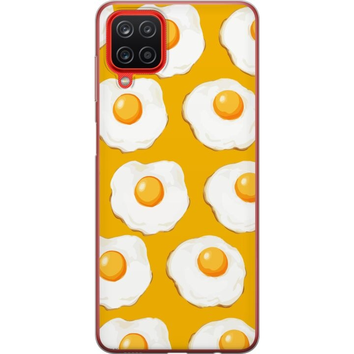 Mobile case for Samsung Galaxy A12 with Fried egg design in the group SMARTPHONE & TABLETS / Phone cases / Samsung at TP E-commerce Nordic AB (A58609)