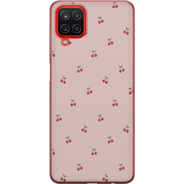 Mobile case for Samsung Galaxy A12 with Cherry design in the group SMARTPHONE & TABLETS / Phone cases / Samsung at TP E-commerce Nordic AB (A58614)