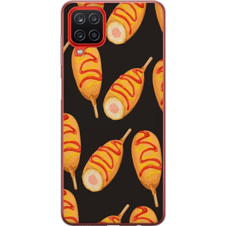 Mobile case for Samsung Galaxy A12 with Chicken drumstick design in the group SMARTPHONE & TABLETS / Phone cases / Samsung at TP E-commerce Nordic AB (A58616)