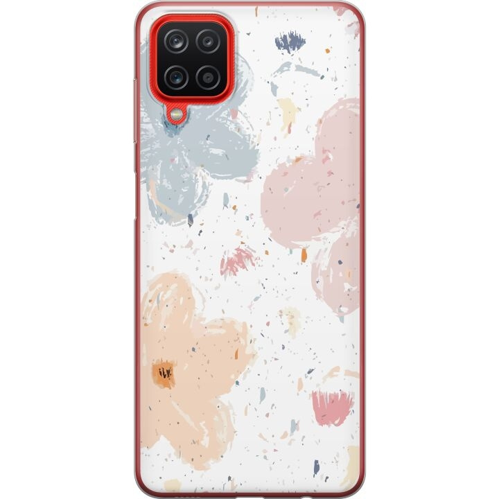 Mobile case for Samsung Galaxy A12 with Flowers design in the group SMARTPHONE & TABLETS / Phone cases / Samsung at TP E-commerce Nordic AB (A58619)