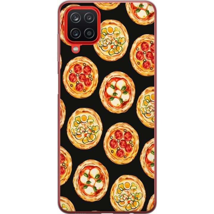 Mobile case for Samsung Galaxy A12 with Pizza design in the group SMARTPHONE & TABLETS / Phone cases / Samsung at TP E-commerce Nordic AB (A58620)