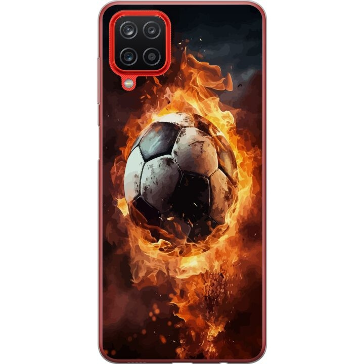 Mobile case for Samsung Galaxy A12 with Football design in the group SMARTPHONE & TABLETS / Phone cases / Samsung at TP E-commerce Nordic AB (A58628)