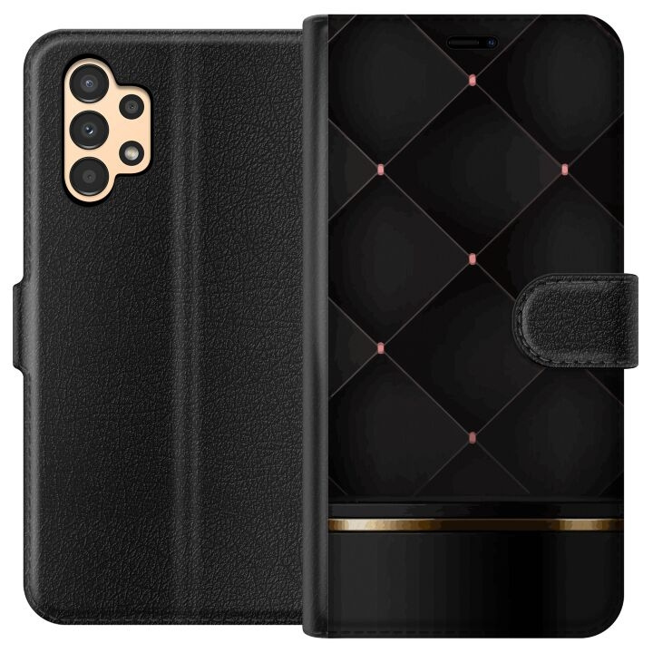 Wallet case for Samsung Galaxy A13 with Luxury line design in the group SMARTPHONE & TABLETS / Phone cases / Samsung at TP E-commerce Nordic AB (A58649)