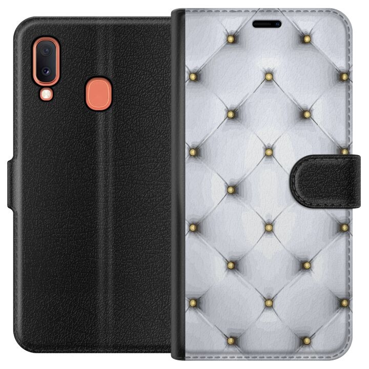 Wallet case for Samsung Galaxy A20e with Luxurious design in the group SMARTPHONE & TABLETS / Phone cases / Samsung at TP E-commerce Nordic AB (A58810)